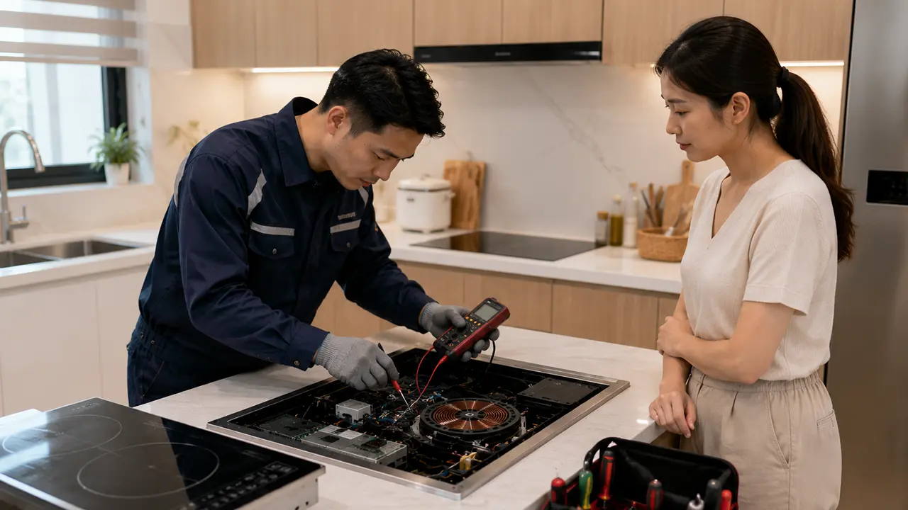Sửa bếp điện từ: Các lỗi thường gặp và cách khắc phục – Vua Bếp Việt
